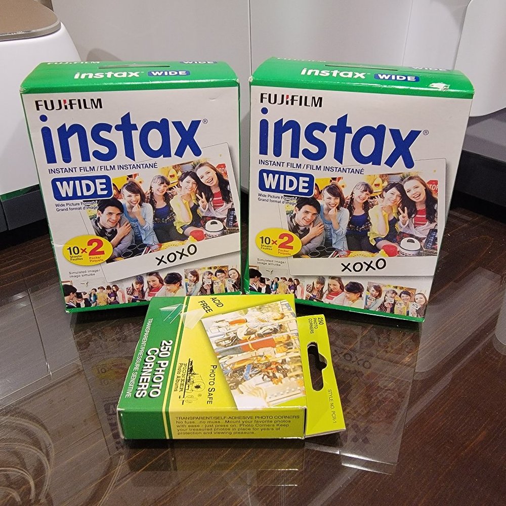 Film,Fujifilm Instax Instant Wide Film Twin (20 Pictures) for 210 and 300 camera